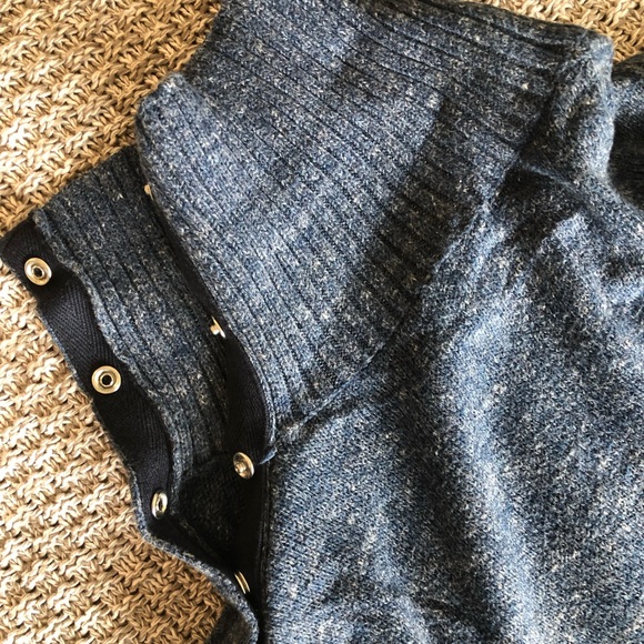 Navy Blue Turtleneck Tunic - Picture 5 of 6